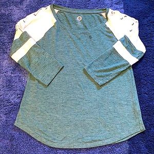 Sea Green Long Sleeve Tee